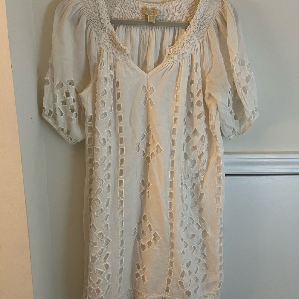 White Eyelet Dress